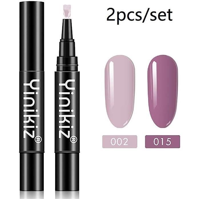 Vernis Semi-Permanent 3 En 1 Stylo UV Saviland - Méthode One Step Pour Ongles