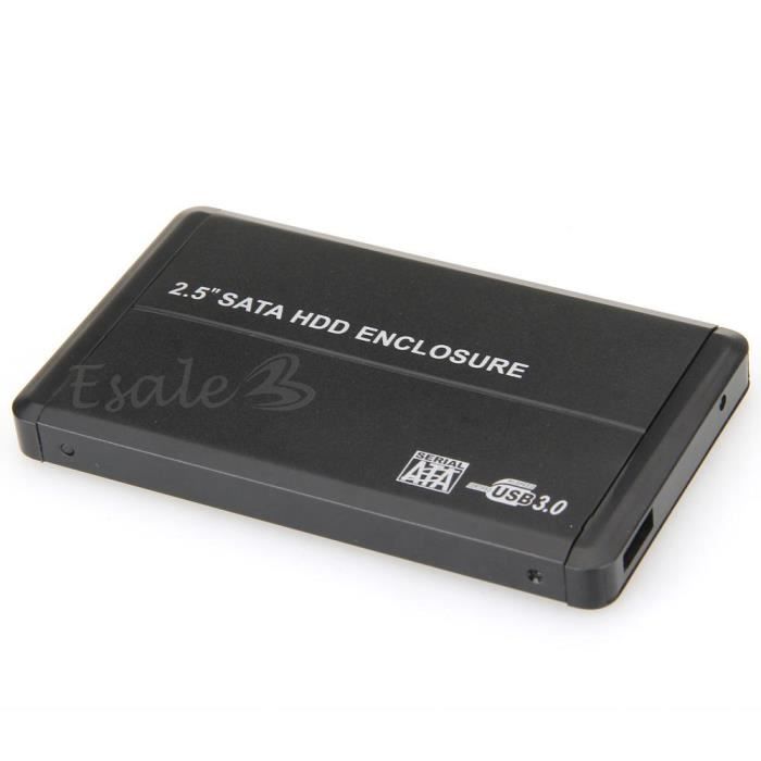 Boîtier Externe pour Disque Dur 2.5' SATA USB 3.0 Box Alluminium