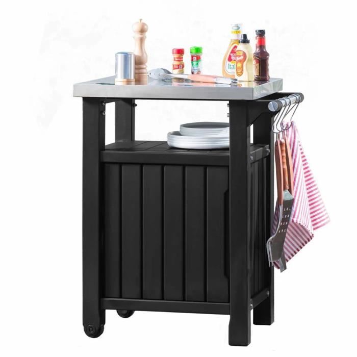 Windspeed Housse de table d'extérieur pour Keter Unity XL, housse imperméable 420D pour table de patio Keter Unity XL (140 x 61 x 81 cm
