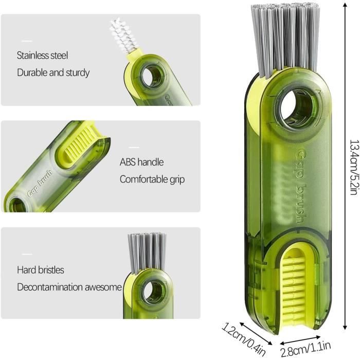 2 Pcs Brosse Nettoyage Bouteilles Sodastream - Goupillon Compatible Carafe Verre
