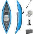 Kayak gonflable monoplace Bestway Hydro force Cove Champion X1 - Bleu - Poids max. 100 kg-2