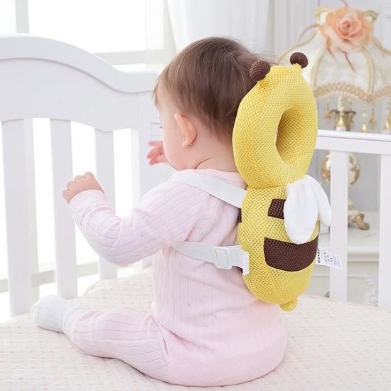 Porte Bebe Protege Tete Antichoc Motif Abeille Jaune Respirant Ete 35cm Pour Enfants Waliking Yellow Cdiscount Puericulture Eveil Bebe