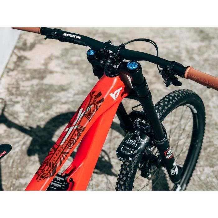 All mountain style AMSFG2ROBK Protection de Cadre XL Protege Votre velo des Rayures et des Coups Ronin Noir Adulte Unisexe AMSF0 Cdiscount Sport