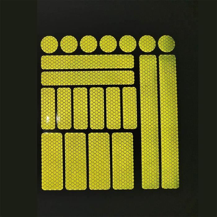 Autocollants Réfléchissants Hi-Viz Sécurité Chevron/crâne