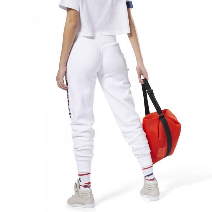 Reebok Femme Pantalons Shorts Jogging AC GR Blanc Cdiscount