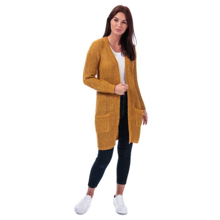 Only Womens Bernice Open Cardigan Dore Femme Dore Cdiscount Pret a Porter