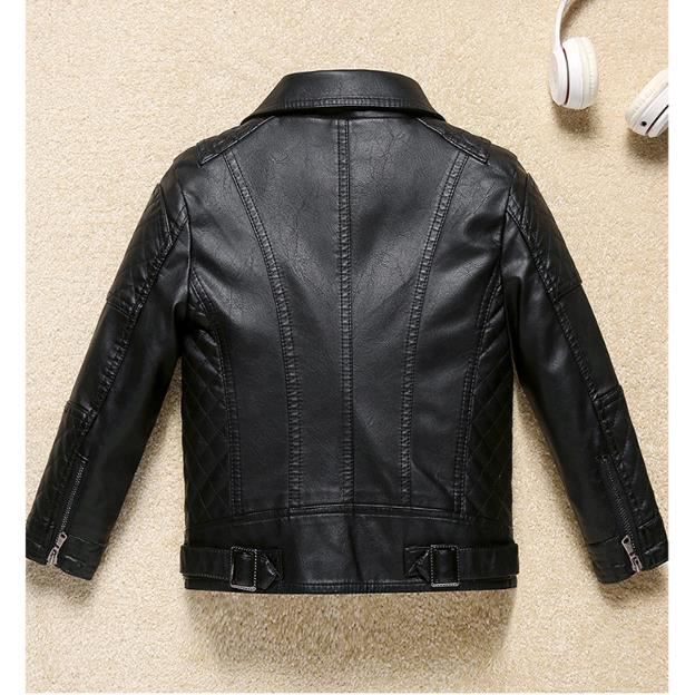 Blouson cuir sales bebe garcon