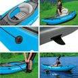 Kayak gonflable monoplace Bestway Hydro force Cove Champion X1 - Bleu - Poids max. 100 kg-3
