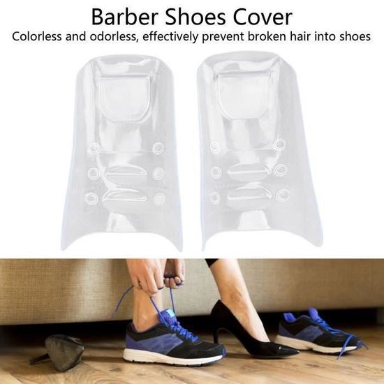 HAPPY-Ezlife Couvre-chaussures Jetables Imperméable 100 Pcs Surchaussures  Jetables Antidérapante en Plastique CPE Protege Chaussure