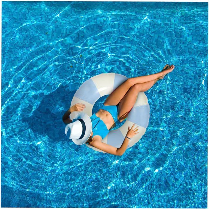 Bouée De Natation Gonflable – Design Requin Cartoon – PVC Résistant – Léger Et Portable – Pour Piscine Et Plage – Enfant Et Adulte