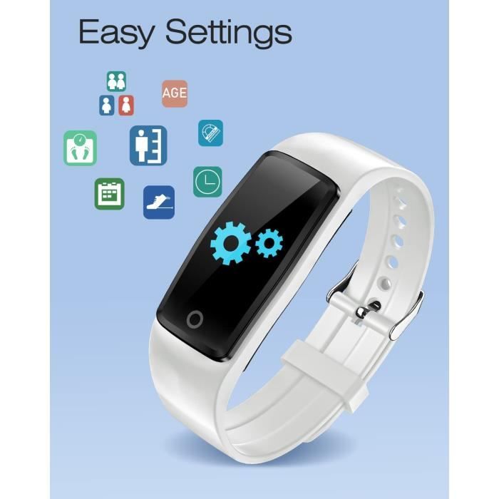 Montre Podomètre Non Connectée Pas De Bluetooth Traqueur D'Activité Sans  Smartphone Pour Enfants Âgés Femmes Hommes Marche Si[e38] - Cdiscount  Téléphonie