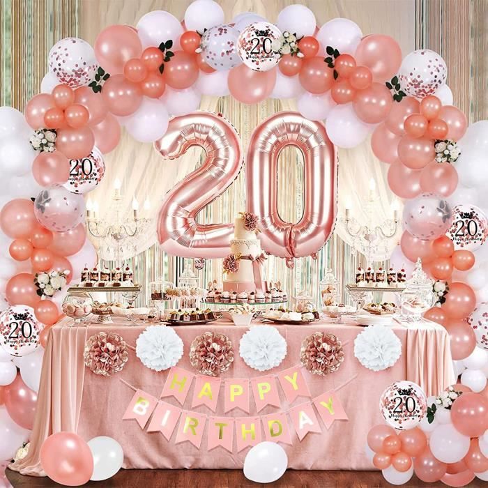 Anniversaire 20 ans : décorations pour fêter vos 20 ans