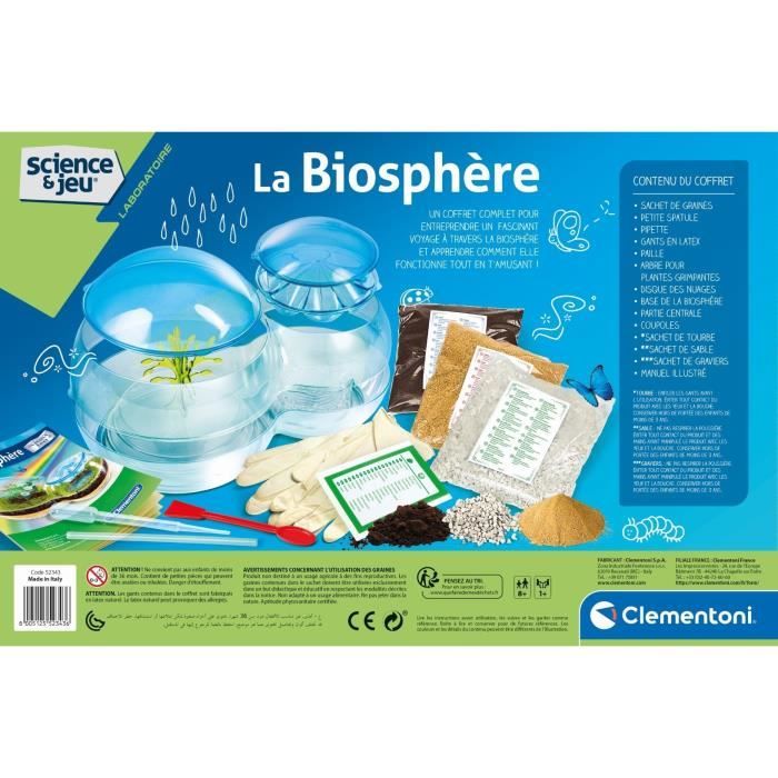 Clementoni - Science & Jeu - La biosphère - Cdiscount Jeux - Jouets