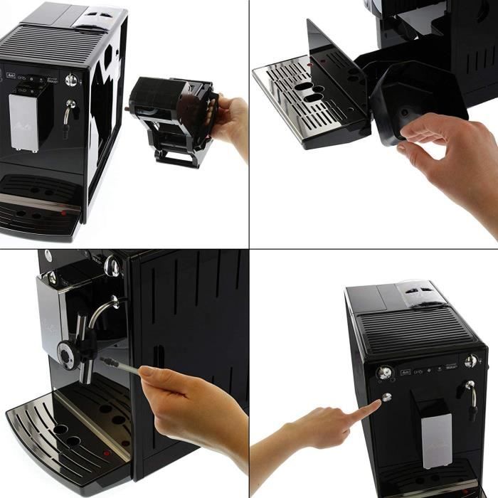 Machine à Café broyeur à Grain MELITTA Solo & Milk - Argent - Cdiscount  Electroménager