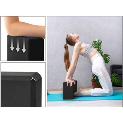 Lot De 2 Cales De Yoga Inclinées En Mousse Haute Densité – 30,5 Cm – 19° – Pour étirer Mollets Et Tendons – Capacité 100 Kg Chacune
