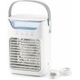 1 Mini Climatiseur Portable USB, Réservoir 700 ml, Refroidisseur D'air Avec Glace Et Eau Pour Bureau ACCESSOIRES FABRICATION MAISON