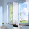 Kit de Fenêtre pour Climatiseur Mobile - ZGEER - 400CM - Installation Facile - Économie d'Énergie - Universel