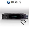 LTCA ATM8000BT Amplificateur hifi 5.2 avec fonction bluetooth et karaoke 4 x 75w + 3 x 20w - Noir-0