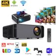 Vidéoprojecteur 4k ,7000 Lumens,WIFI  android Smart Home Cinema-Vidéo Projecteur Full HD 1920x1080P-VD1-0