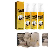 Multipurpose Foam Cleaner Spray,Multifunctional Car Foam Cleaner, Foam Cleaner, Car Foam Cleaning Spray,(3PCS(100ml)).
