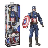 Figurine Captain America Titan Hero Series Avengers 30 cm pour enfants à partir de 4 ans