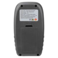 Détecteur de gaz portatif MOTHINESSTO - Affichage LCD - Mesure de 0 à 1000 ppm - Blanc