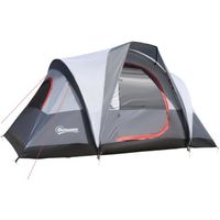 Tente de camping 2-3 personne 355x190x170cm Gris