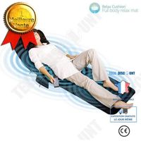 TD® Tapis de Massage Relax Cushion /Coussin Relaxant de Massage Electrique/Soulage les courbatures/Tapis de massages à vibrations