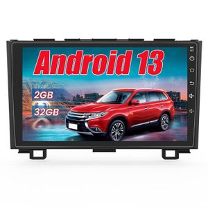 AUTORADIO Junsun Autoradio Android 13 2Go+32Go pour Honda CRV (2007-2011) 9''écran Tactile Carplay Android Auto RDS GPS WiFi