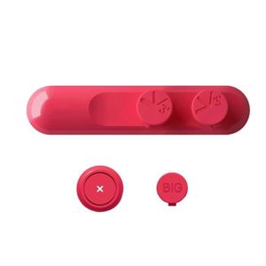ENROULEUR Rouge--Enrouleur de câble de données magnétique USB, Clip de maintien de câble magnétique pour prise de câble