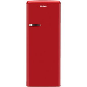 RÉFRIGÉRATEUR CLASSIQUE Réfrigérateur 1 porte AMICA AR5222R Rouge - Congél