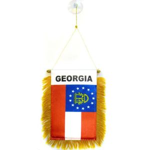 GUIRLANDE NON LUMINEUSE Fanion Georgie 15x10cm - géorgien - Etat américain