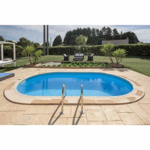 Kit piscine semi enterree - Achat / Vente pas cher
