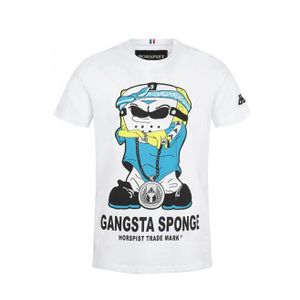 T-SHIRT Tee-shirt Homme Horspist SPONGE - Blanc - Manches 