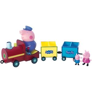 FIGURINE - PERSONNAGE Jouet - Peppa Pig - Le Petit Train Papy Pig avec F