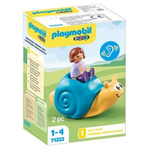 JOUET À BASCULE Playmobil - 71322 - Enfant avec escargot à bascule 1.2.3