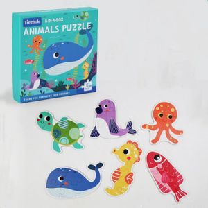 PUZZLE Jeu de puzzle pour enfants RMEGA - Animaux marins 