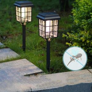 LAMPE DE JARDIN  Lampe Solaire Anti-Moustique, Lampe De Jardin Led 