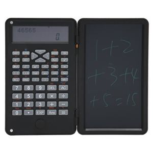 CALCULATRICE Tbest Calculatrice avec bloc-notes Calculatrice scientifique portable avec bloc-notes, écran LCD à 10 materiel calculatrice