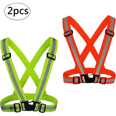 Gilet Réfléchissant Fluorescent Pour Vélo Et Running - Léger, Respirant, Réglable - Hommes Et Femmes