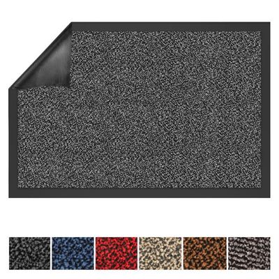 Paillasson,Tapis d'entrée lavable Cyan 60x90 cm CFW838160