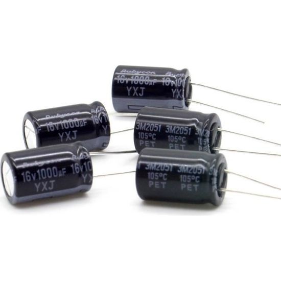 Condensatore Rubycon 450V 1000uF 105°C, Tipo Snap-in, Per Elettronica E Riparazioni