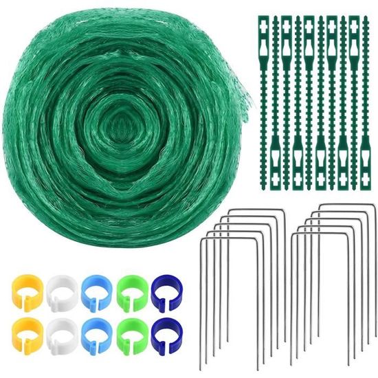 30 Piquets De Jardin En Acier Vert 40 Cm + 15 Connecteurs – Tuteurs Solides Pour Tomates, Pois, Orchidées, Arbustes Et Plantes Grimpantes