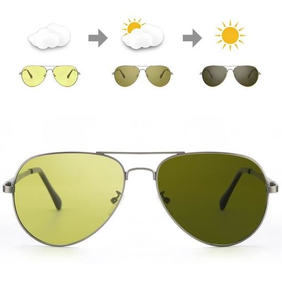 FYMTS Lunettes De Soleil Polarées Anti-Éblouissement - Lunettes Vision Nocturne Pour Automobilistes, Conduite Nuit Et Pluie
