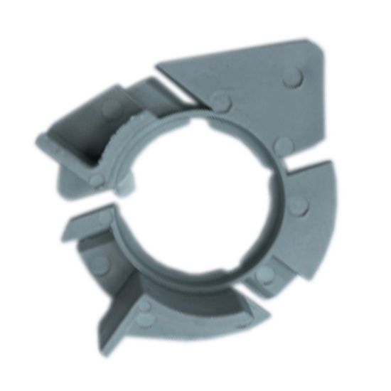 2 Supports En U Pour Tuyau D'évacuation Lave-linge/lave-vaisselle - En Plastique Gris, Fixation Solide | Anti-pliure, Anti-fuite - 4