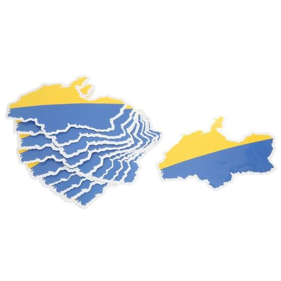 Adesivo Auto Bandiera Jugoslavia – 15x10 Cm – Resistente Autolavaggio E UV – Kiwistar - 4