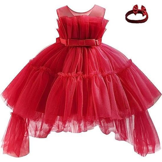 Fleurs Filles Robe Mariage Fête Princesse Balle Robe Broderie Floral Fleurs Filles Robe Mariage Fête Princesse Balle Robe Broderie Floral