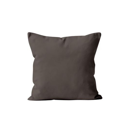 Coussin Déhoussable Alix 40x40cm - Rouge - Polyester Lavable - Décoration Salon Ou Chambre