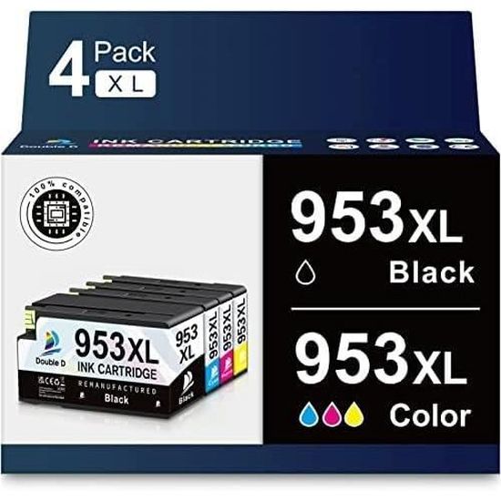 P786]953Xl Noir Compatible Cartouche D'Encre Pour Hp 953 Xl Pack