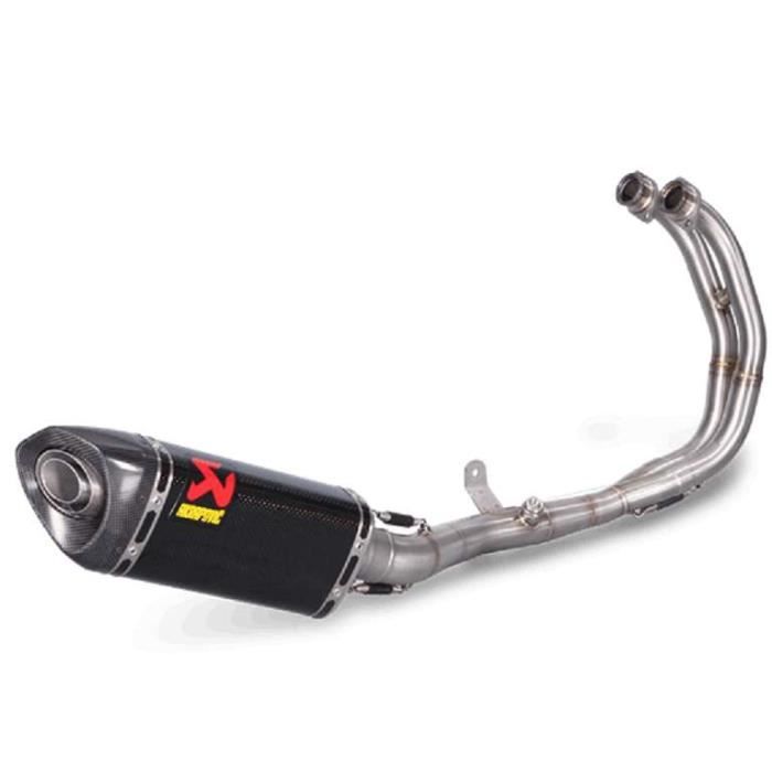 Ligne complète Akrapovic RACING Inox/Carbone Yamaha MT-03 YZF-R3